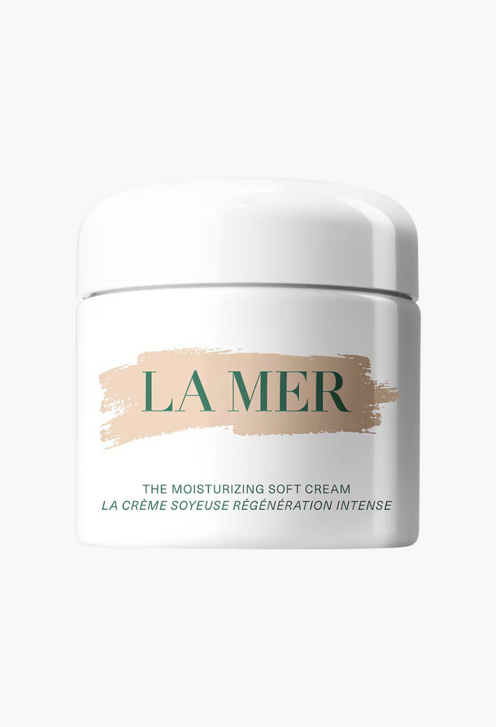 GLAM MODA La Mer The Moisturizing Soft Cream in a white 60ml jar for anti-ageing and skin renewal.