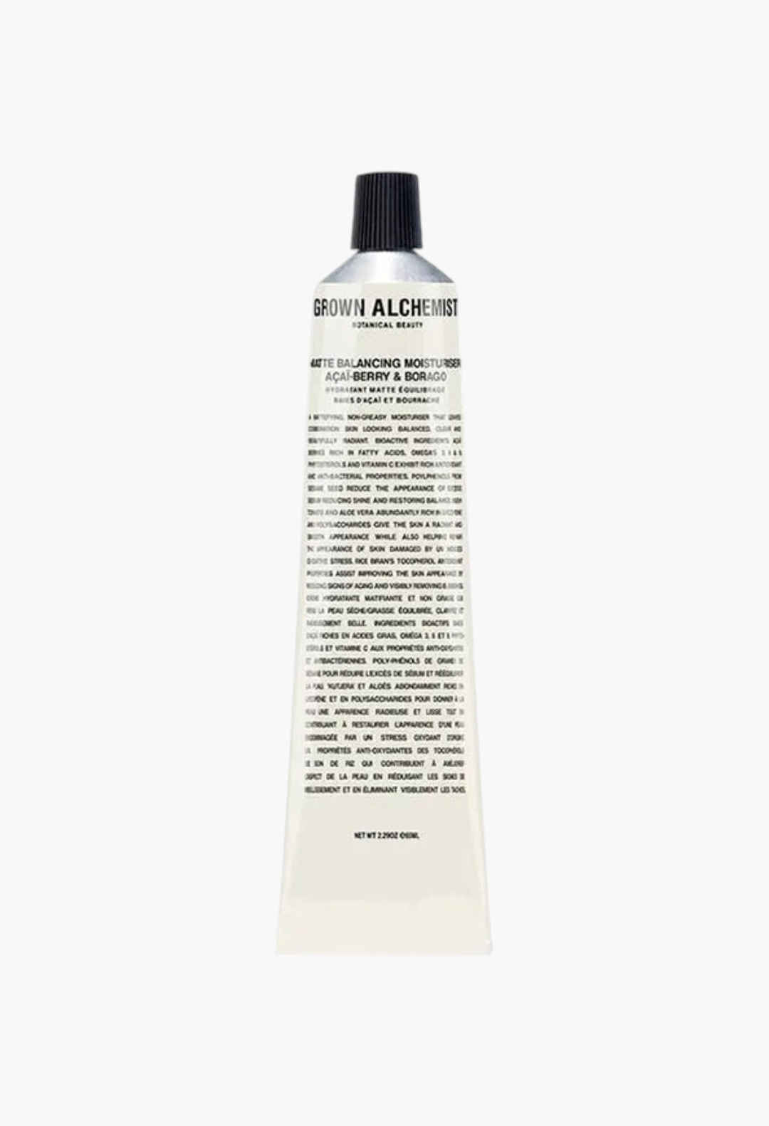 GROWN ALCHEMIST Matte Balancing Moisturizer Acai Berry, Borago and Vitamin E 60ml
