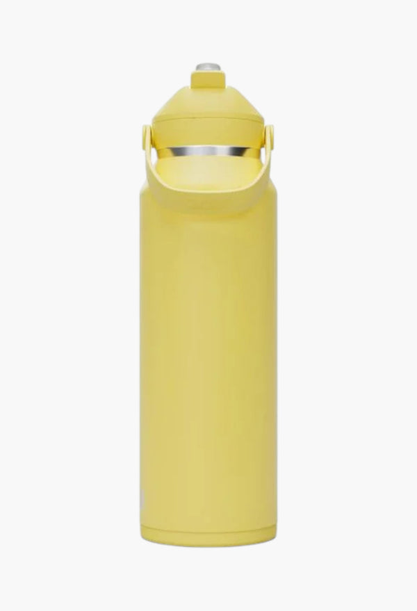 Yellow Bloom - Thrive™ Flip Straw 40oz Bottle, Insulated Stainless Steel