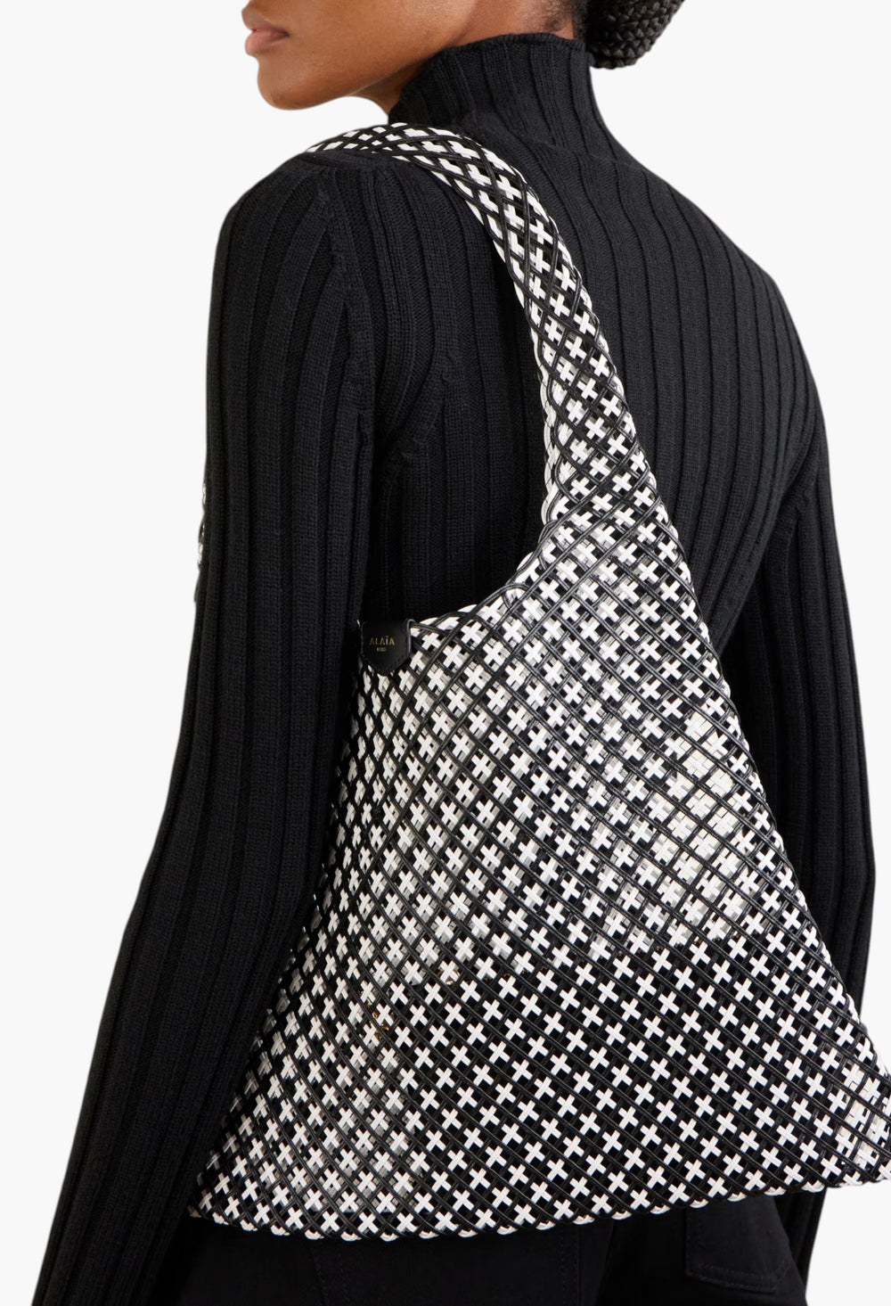 Woven Leather Hobo Shoulder Bag - GLAM MODA