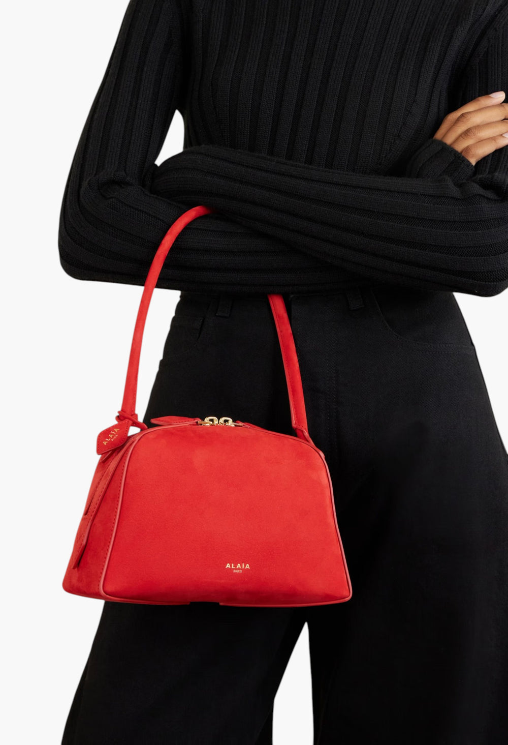 Le Bouledogue Leather Mini Shoulder Bag - GLAM MODA