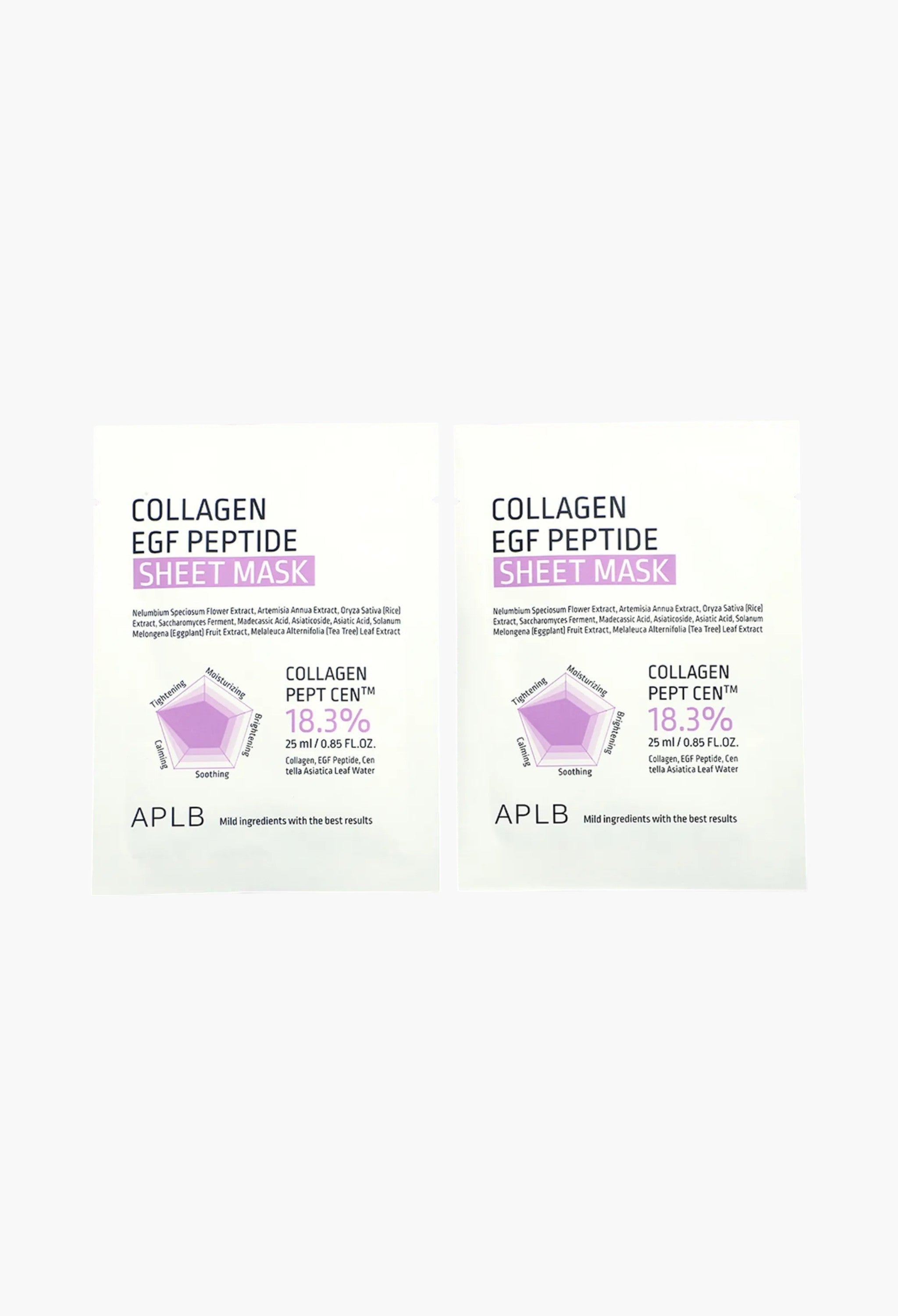 Collagen EGF Peptide Sheet Mask – Firming Sheet Mask for Smooth