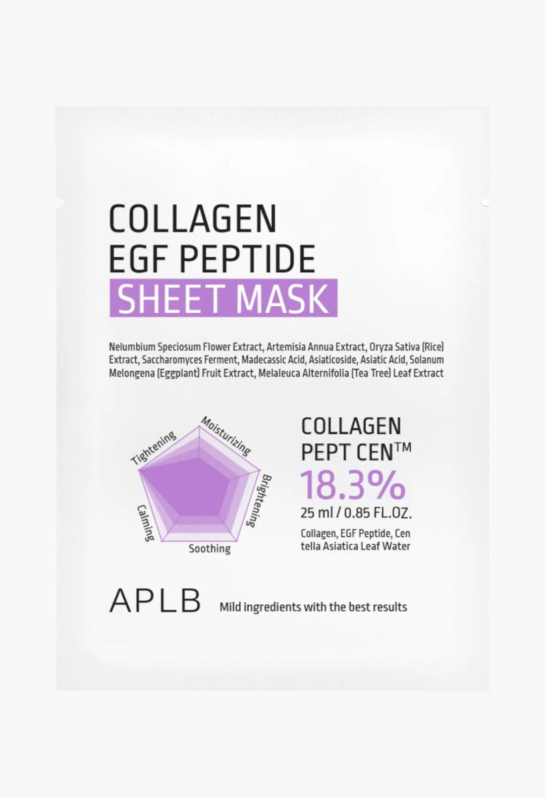 Collagen EGF Peptide Sheet Mask