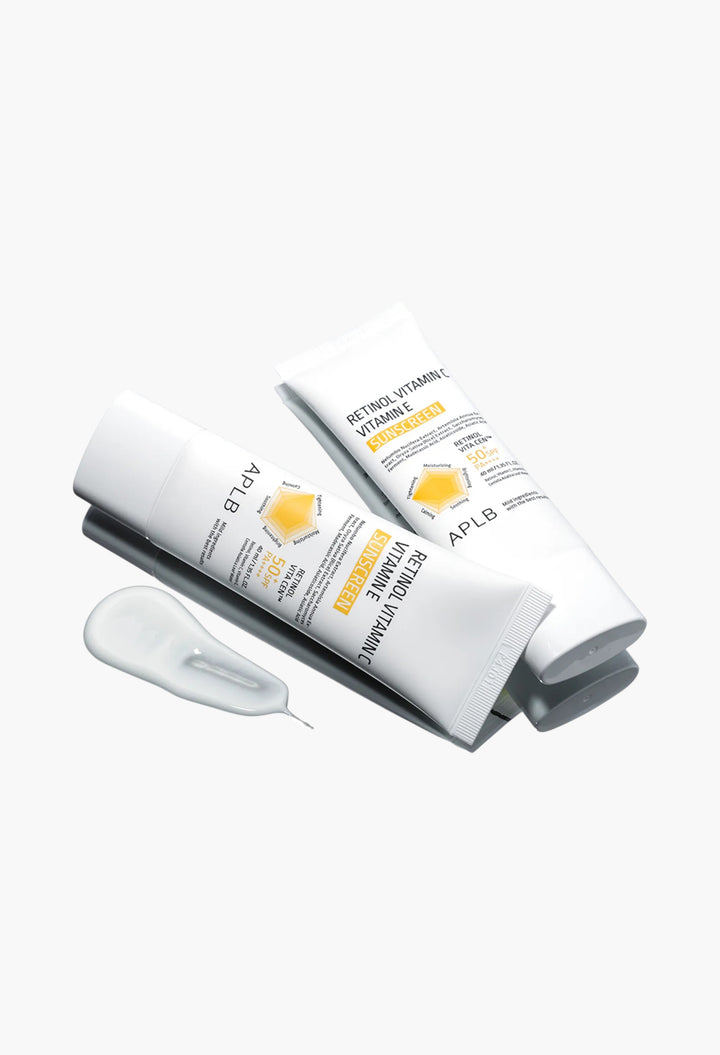 Retinol Vitamin C Vitamin E Sunscreen