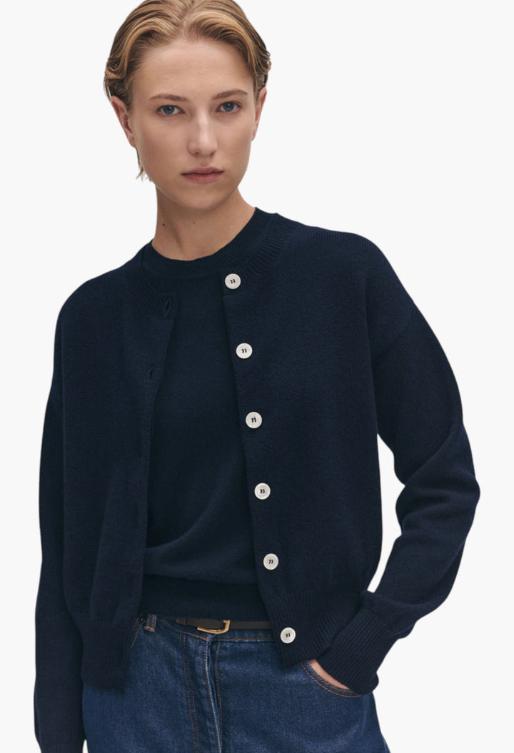 Ada Crewneck Cardigan - GLAM MODA