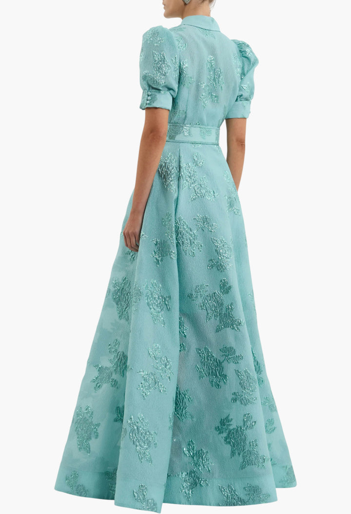 Afina Short Sleeve Gown - GLAM MODA