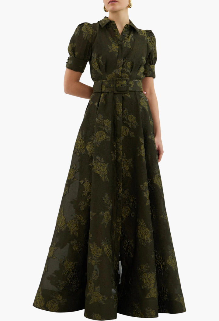 Afina Short Sleeve Gown - GLAM MODA