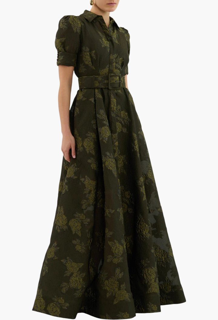 Afina Short Sleeve Gown - GLAM MODA