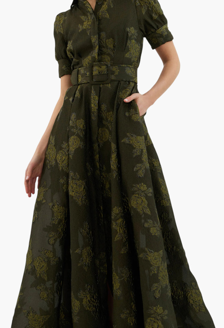 Afina Short Sleeve Gown - GLAM MODA