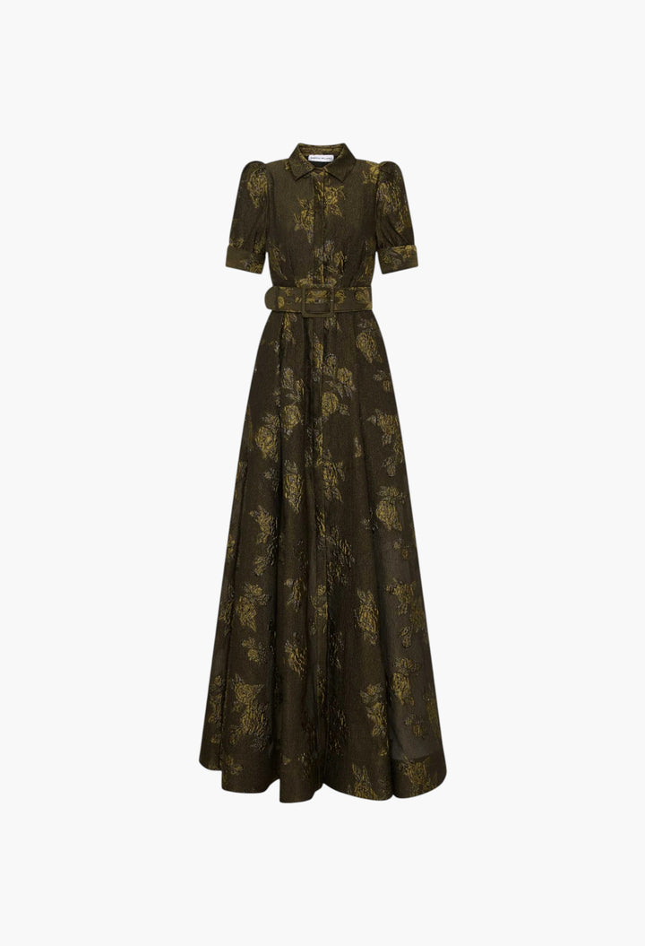 Afina Short Sleeve Gown - GLAM MODA