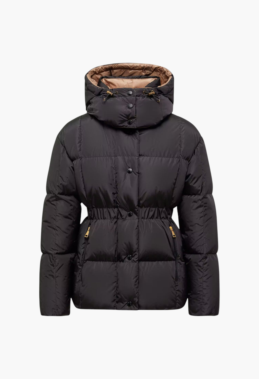 Agneux Square-Quilted Hooded Short Down Jacket - GLAM MODA
