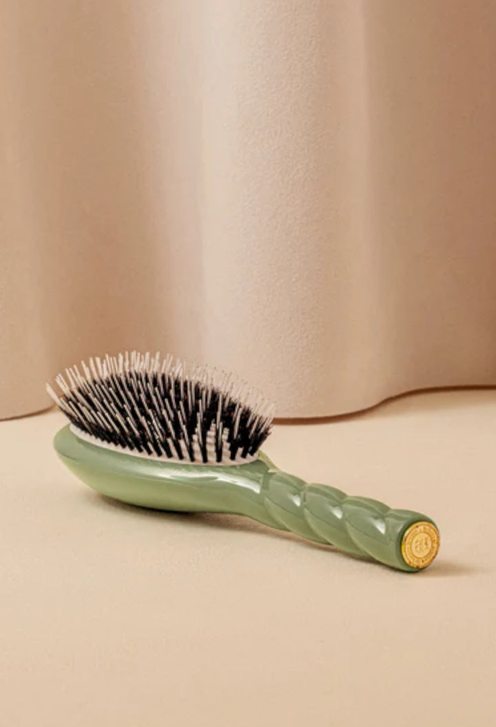 Almond Green - The Essential Detangling & Care Brush - GLAM MODA