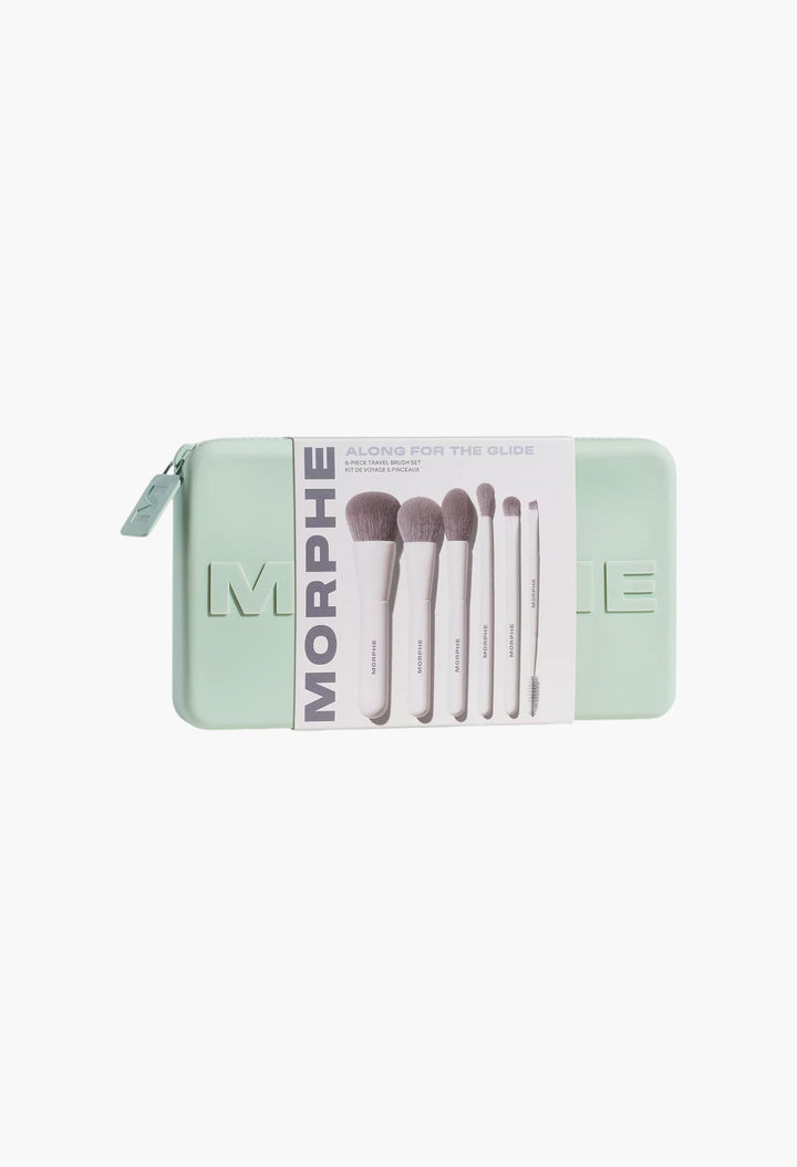 Along For Glide 6-piece Travel Brush Set - GLAM MODA