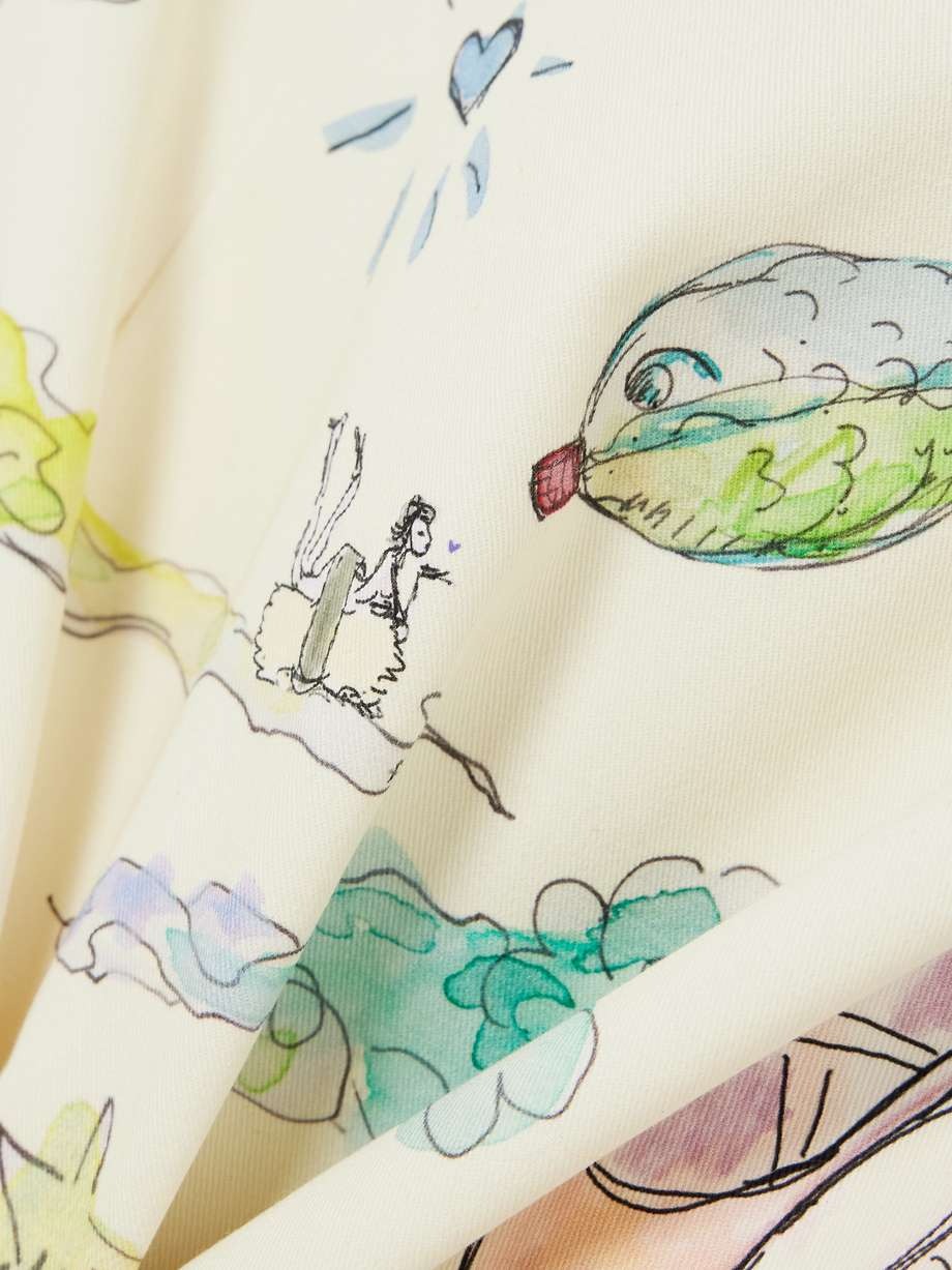 Anouk Colantoni Court Organic Cotton-Twill Halterneck Mini Dress - GLAM MODA