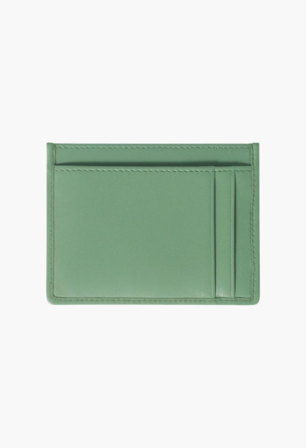 Aquamarine - Matelassé Nappa Leather Card Holder