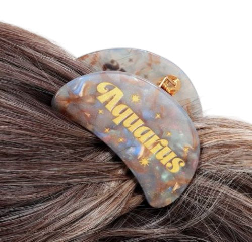 Aquarius - Zodiac Sign Hair Claws