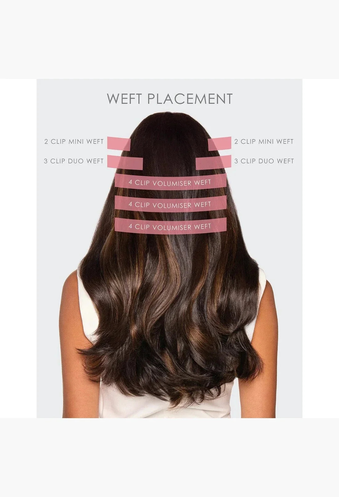 Beauty Works x Huda BARELY THERE Clip-In Extensions 20" in Arabia Doll shade