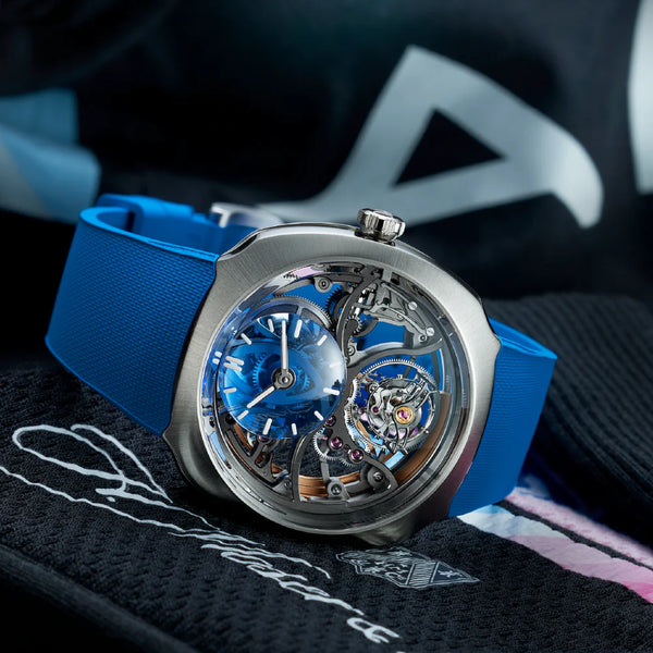 Streamliner Cylindrical Tourbillon Skeleton Alpine Limited Edition