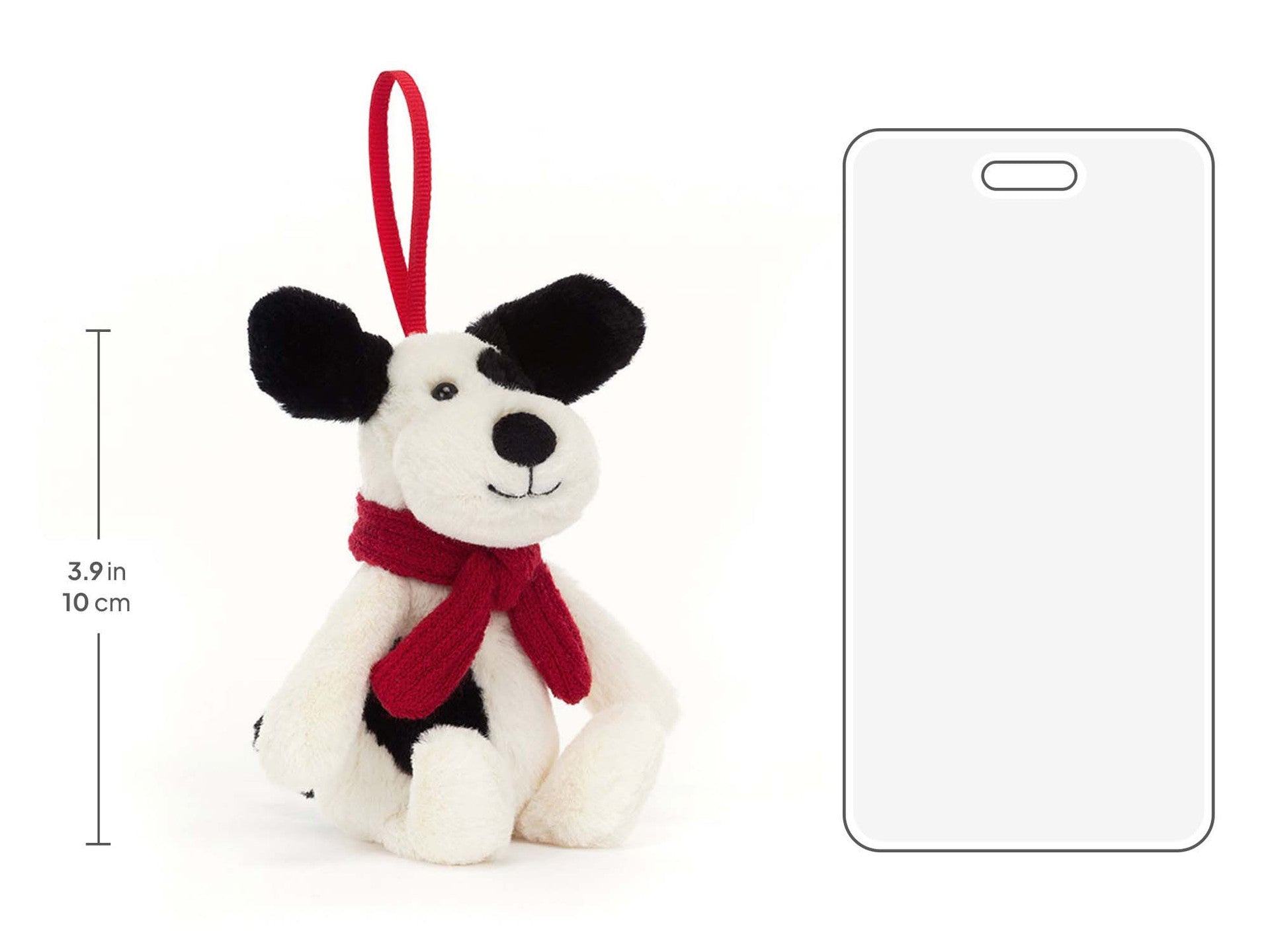 Bashful Puppy Decoration – Cute Festive Ornament for Cozy Holiday