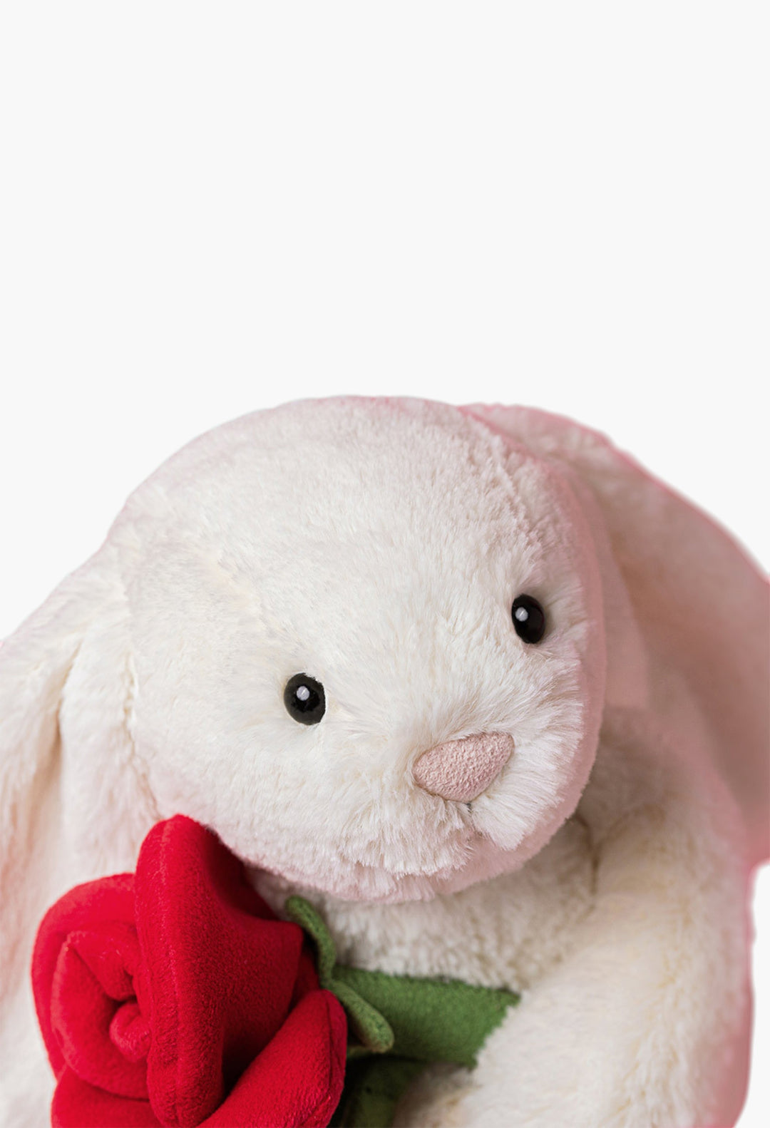 Cream Bunny With Rose - GLAM MODA