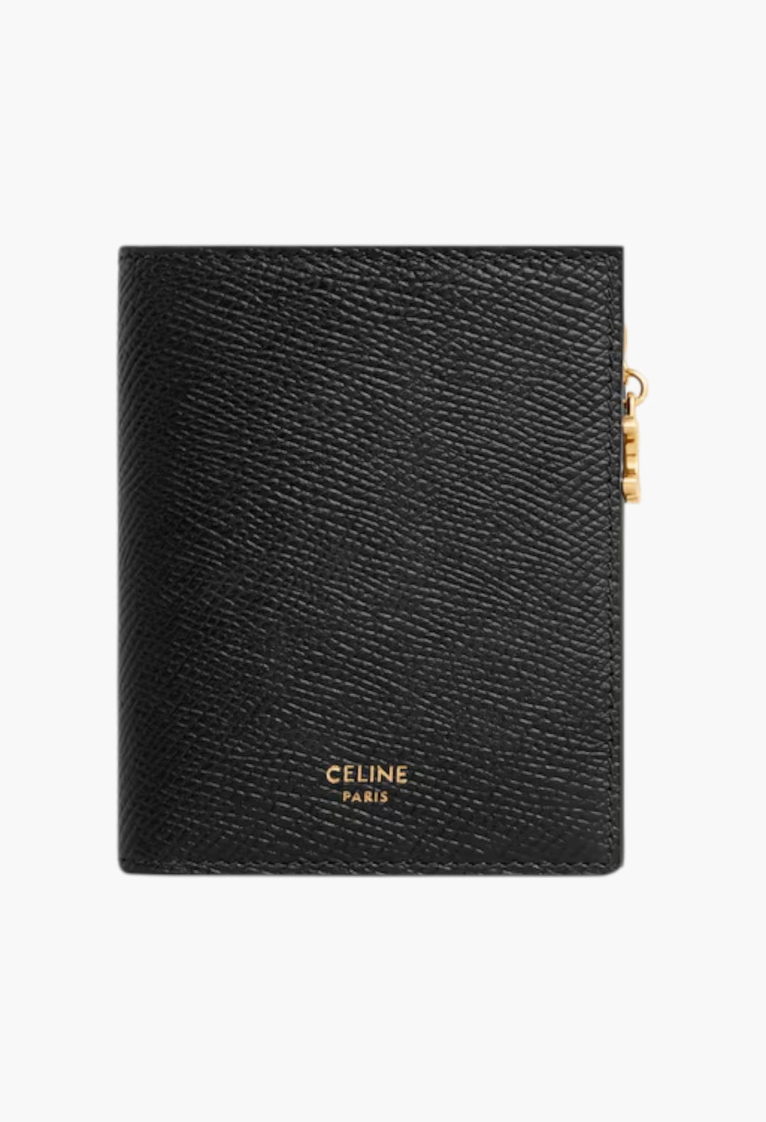 Compact Wallet Triomphe Charms In Grained Calfskin - GLAM MODA