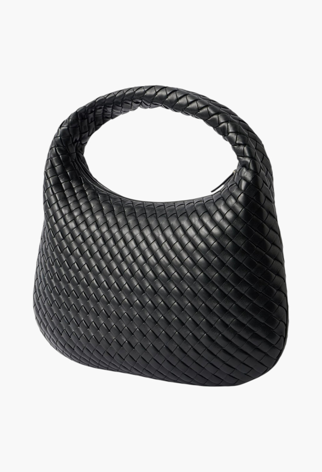 Veneta Medium Intrecciato Leather Shoulder Bag
