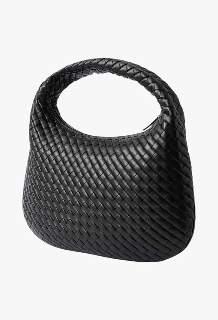 Veneta Medium Intrecciato Leather Shoulder Bag