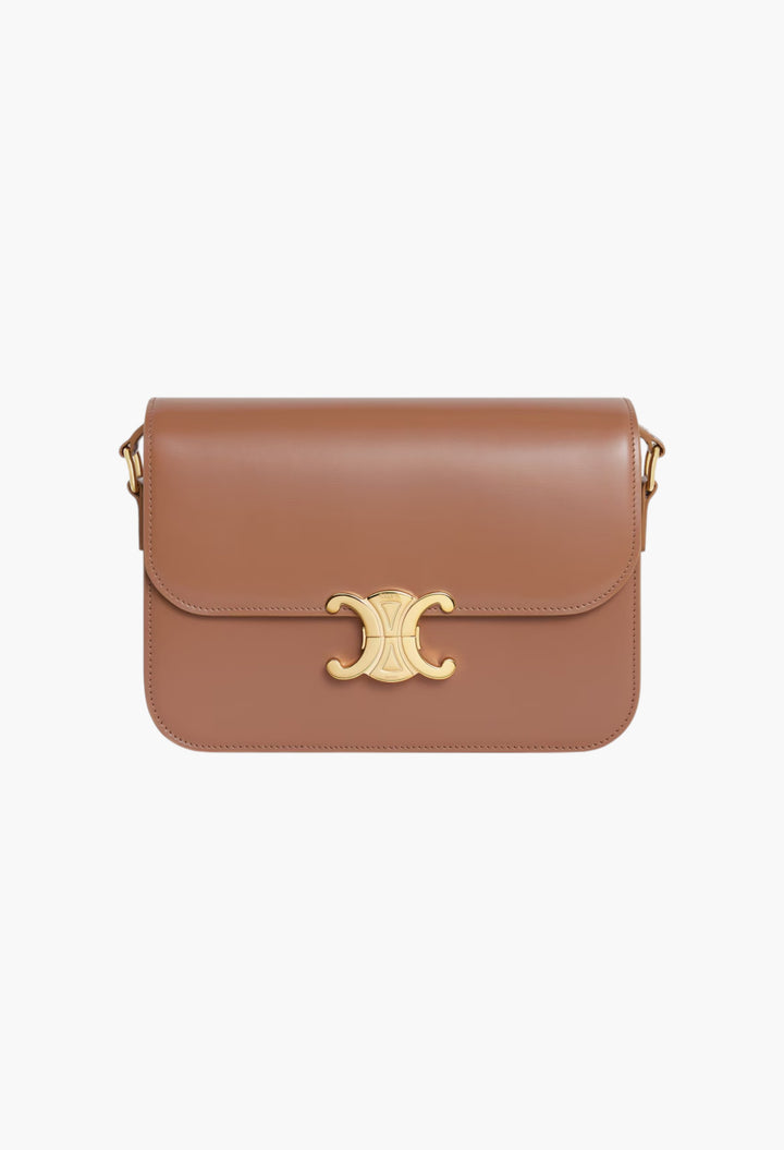 Classique Triomphe Bag In Shiny Calfskin - GLAM MODA