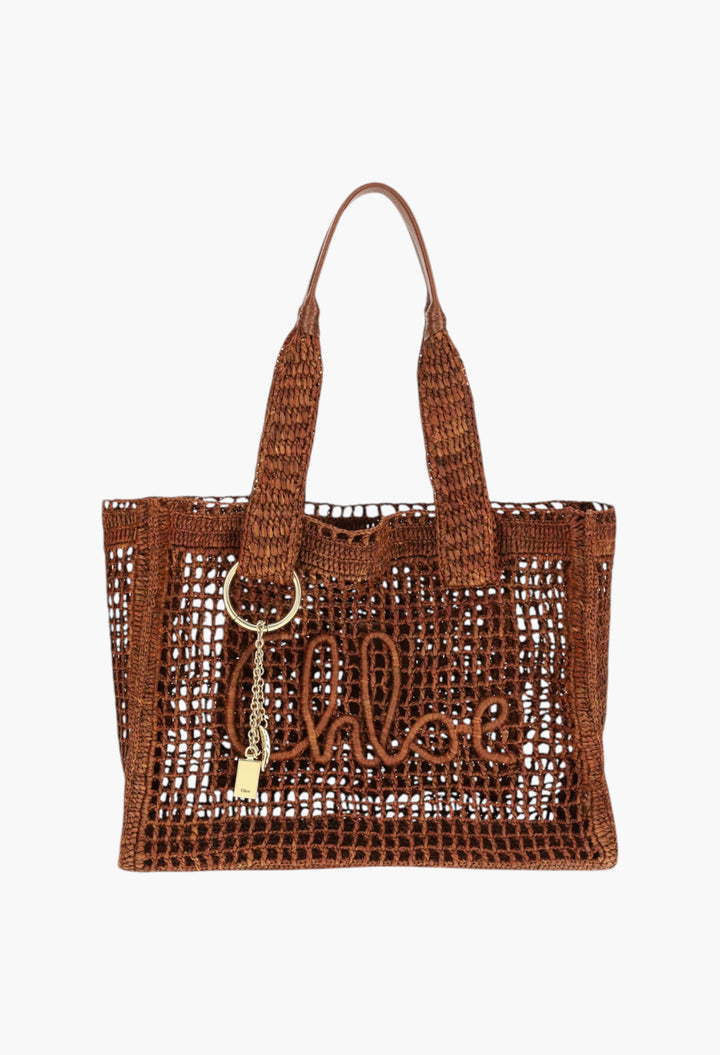 East-West Summer Banana Raffia Tote Bag - GLAM MODA