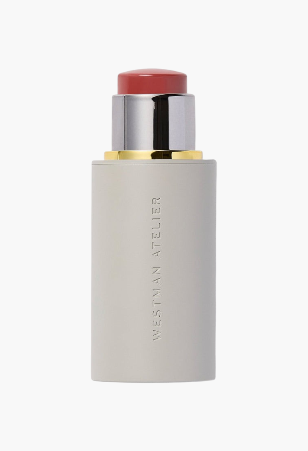 GLAM MODA Baby Cheeks Blush Stick in a creamy, hydrating formula for a natural flushed look on cheeks and lips.