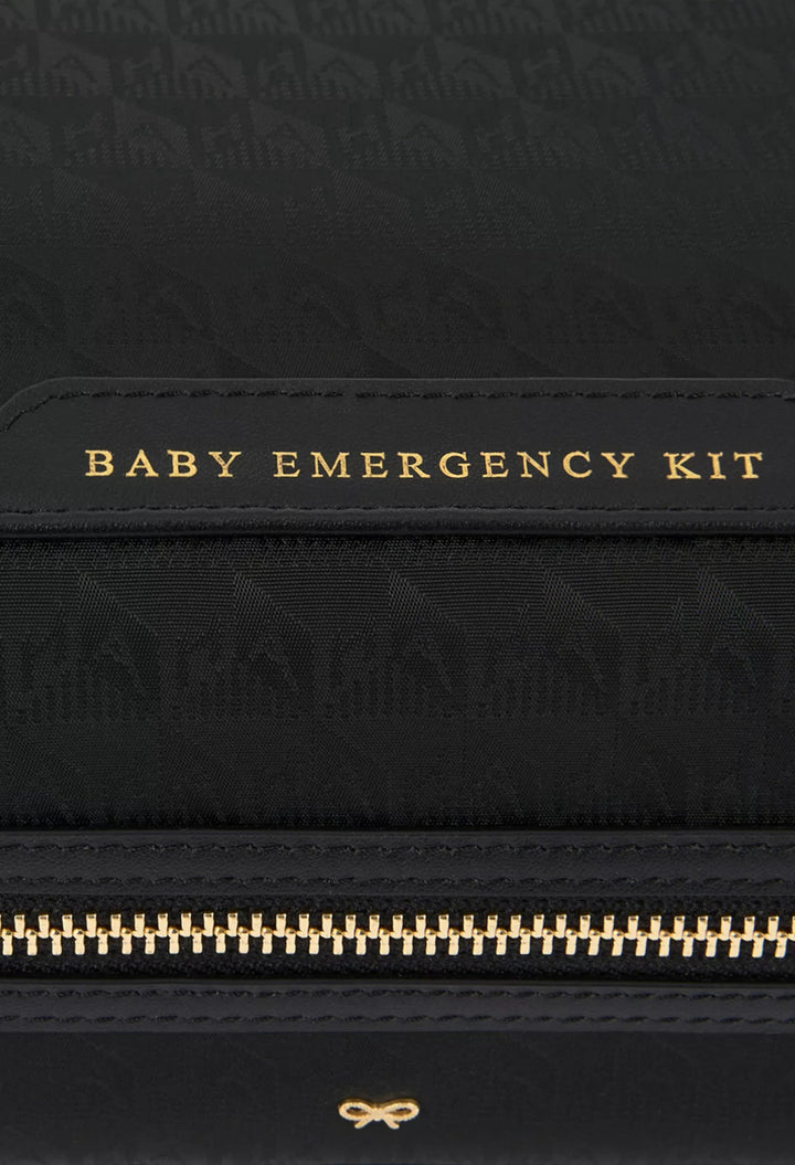 Baby Emergency Logo-Jacquard Leather and Woven Kit - GLAM MODA