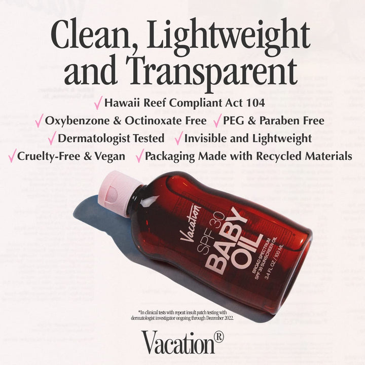 Baby Oil SPF 30 - GLAM MODA