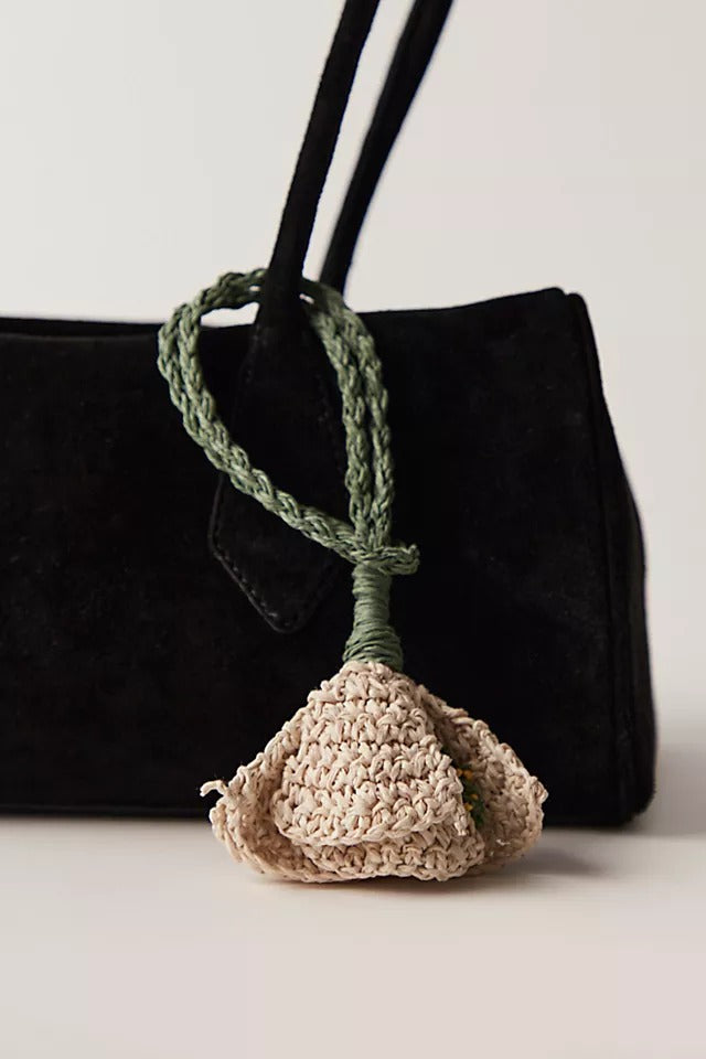 Babys Breath - Hibiscus Flower Bag Charm - GLAM MODA