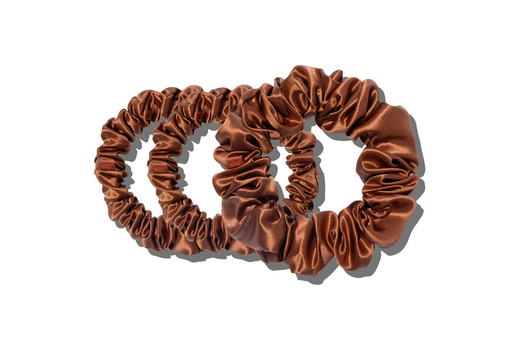Back To Basics Auburn Midi/Large Scrunchie Set - GLAM MODA