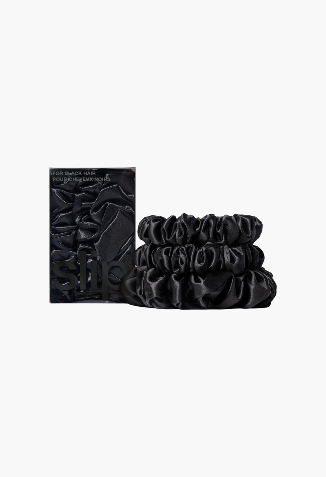 Back To Basics Black Midi/Large Scrunchie Set - GLAM MODA