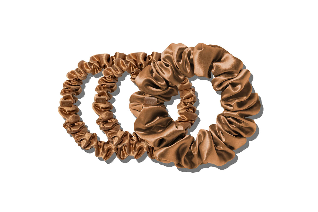 Back To Basics Copper Midi/Large Scrunchie Set - GLAM MODA