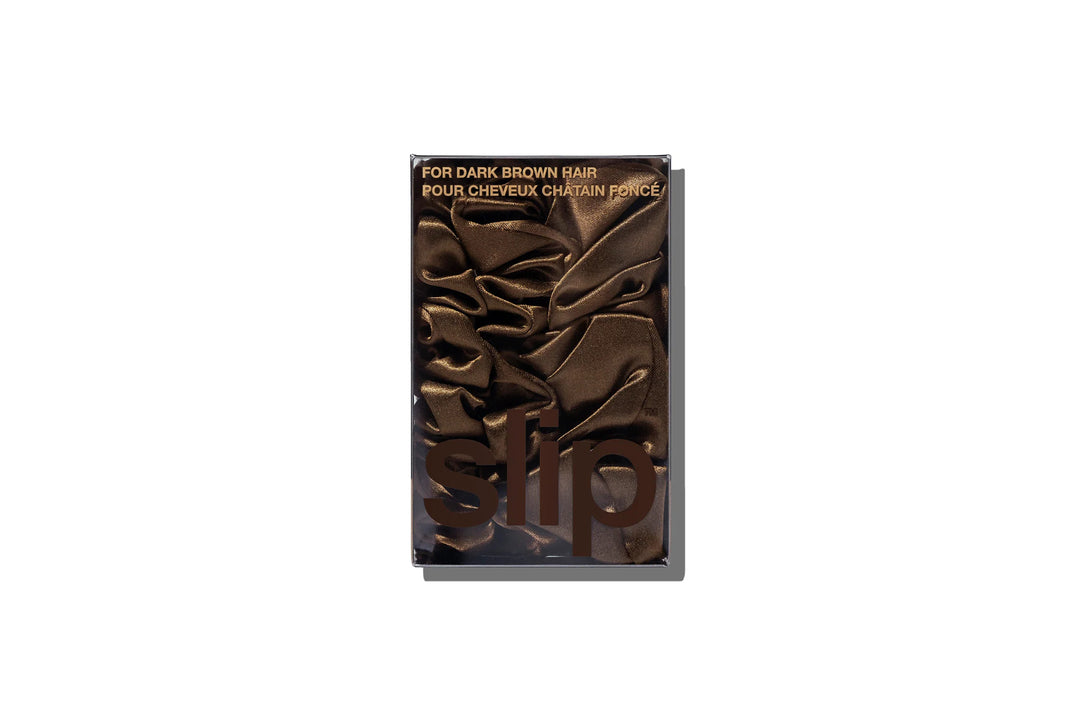 Back To Basics Dark Brown Midi/Large Scrunchie Set - GLAM MODA