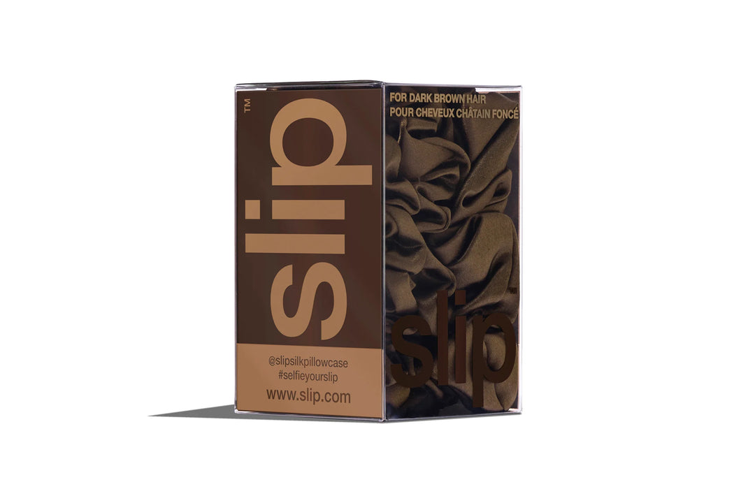 Back To Basics Dark Brown Midi/Large Scrunchie Set - GLAM MODA