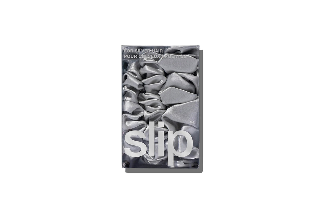 Back To Basics Silver Midi/Large Scrunchie Set - GLAM MODA