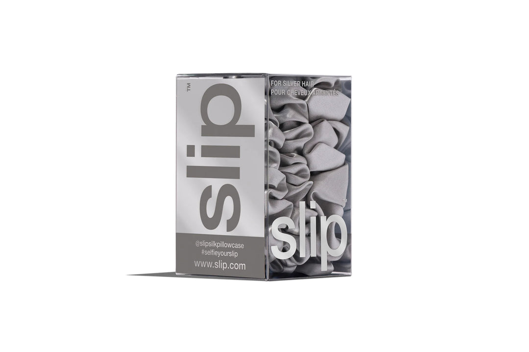 Back To Basics Silver Midi/Large Scrunchie Set - GLAM MODA