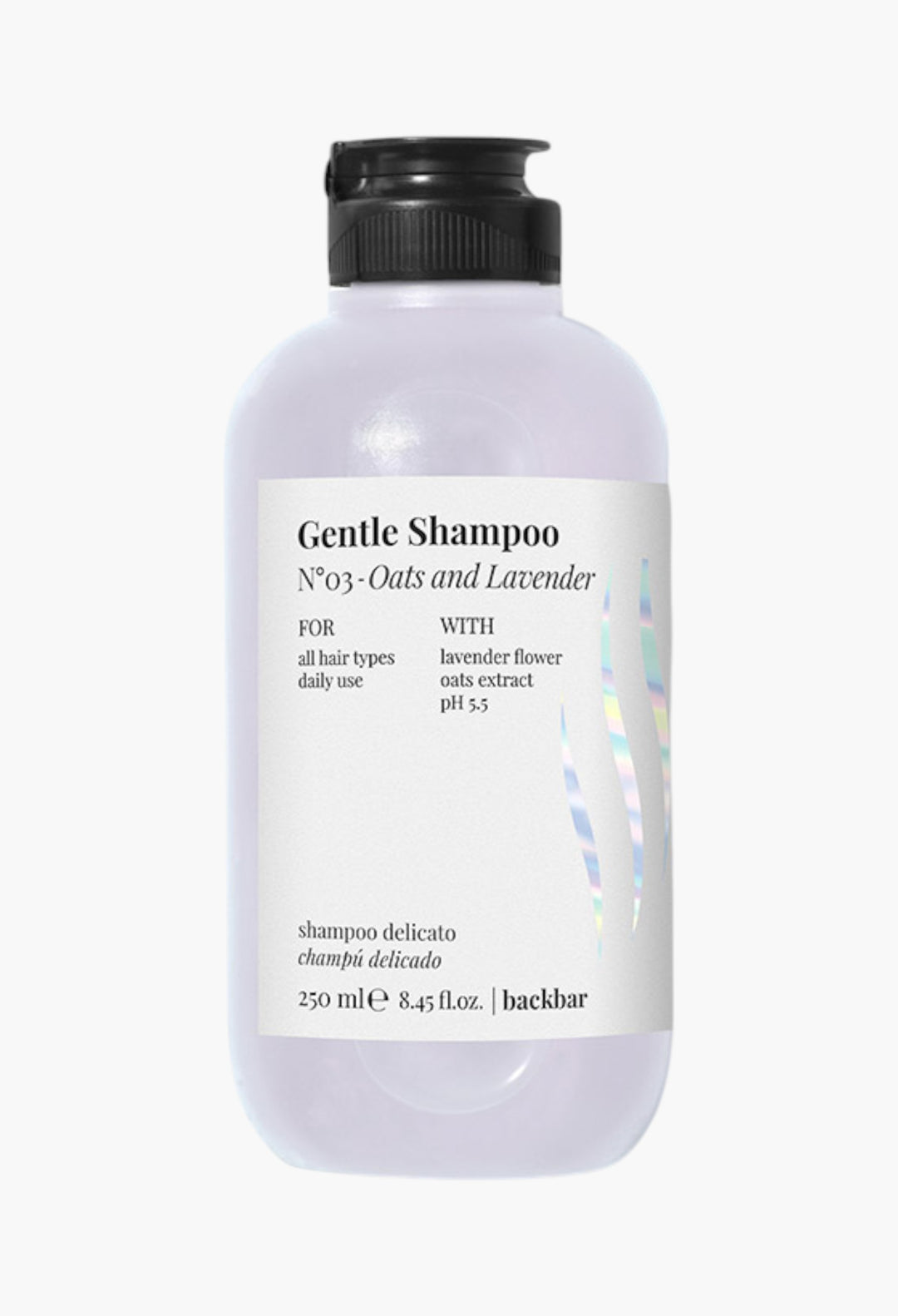 Backbar Gentle shampoo n.03 - Oats and Lavender - GLAM MODA