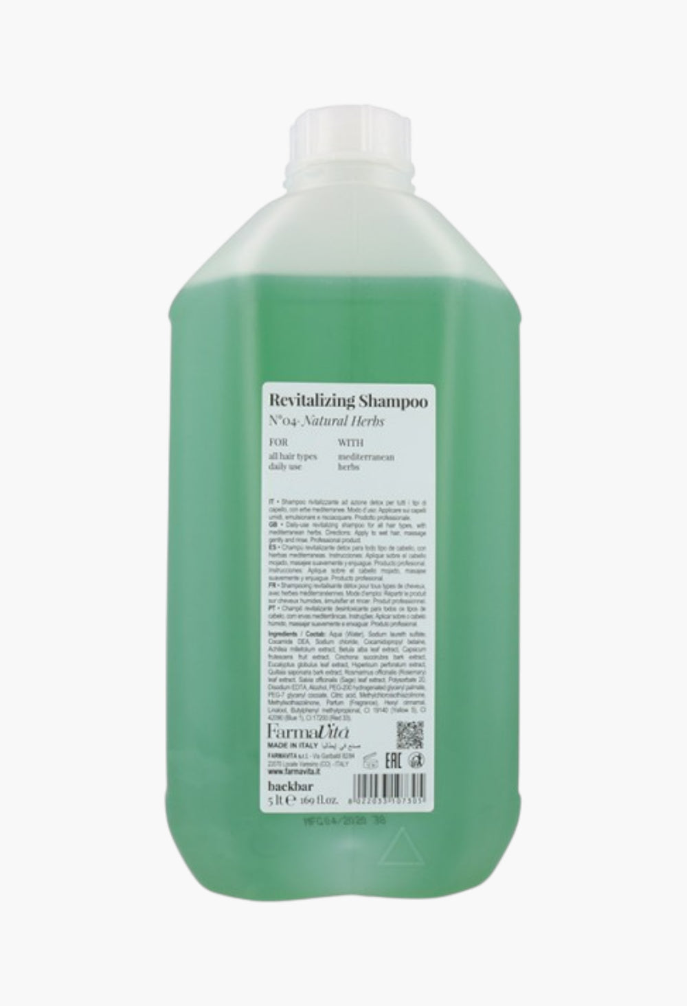 Backbar Revitalising Shampoo n.04 - Natural Herbs - GLAM MODA
