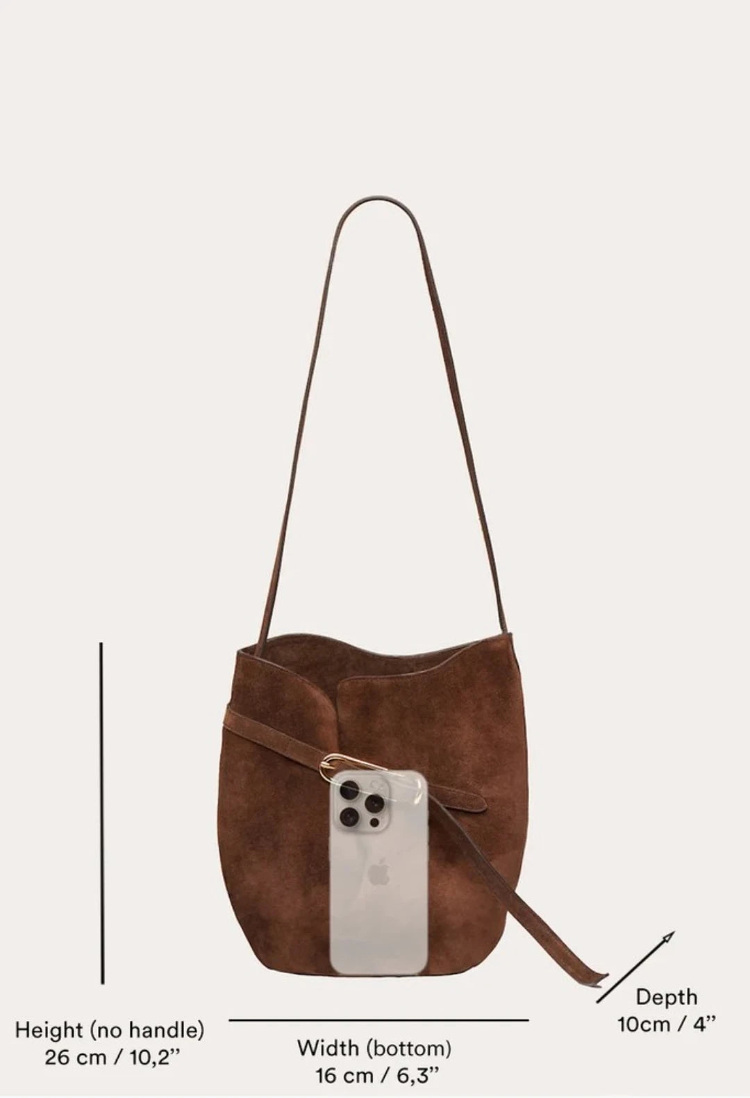 Belted Bucket Bag