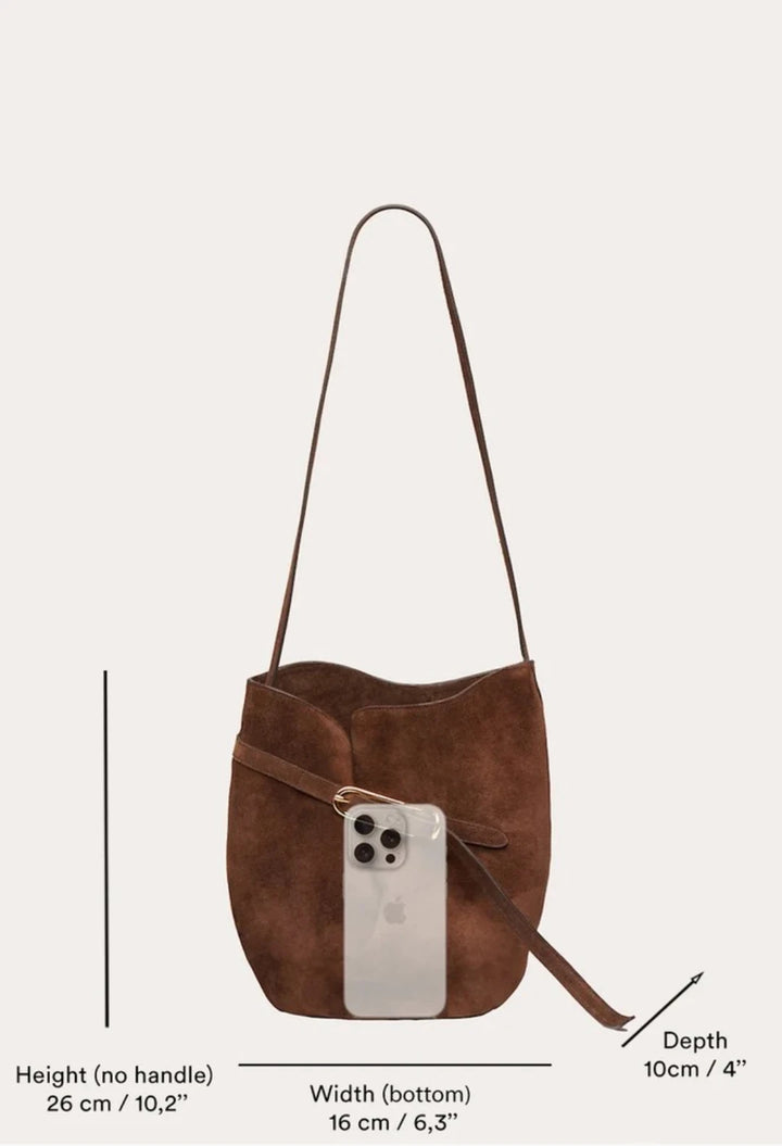 Belted Bucket Bag