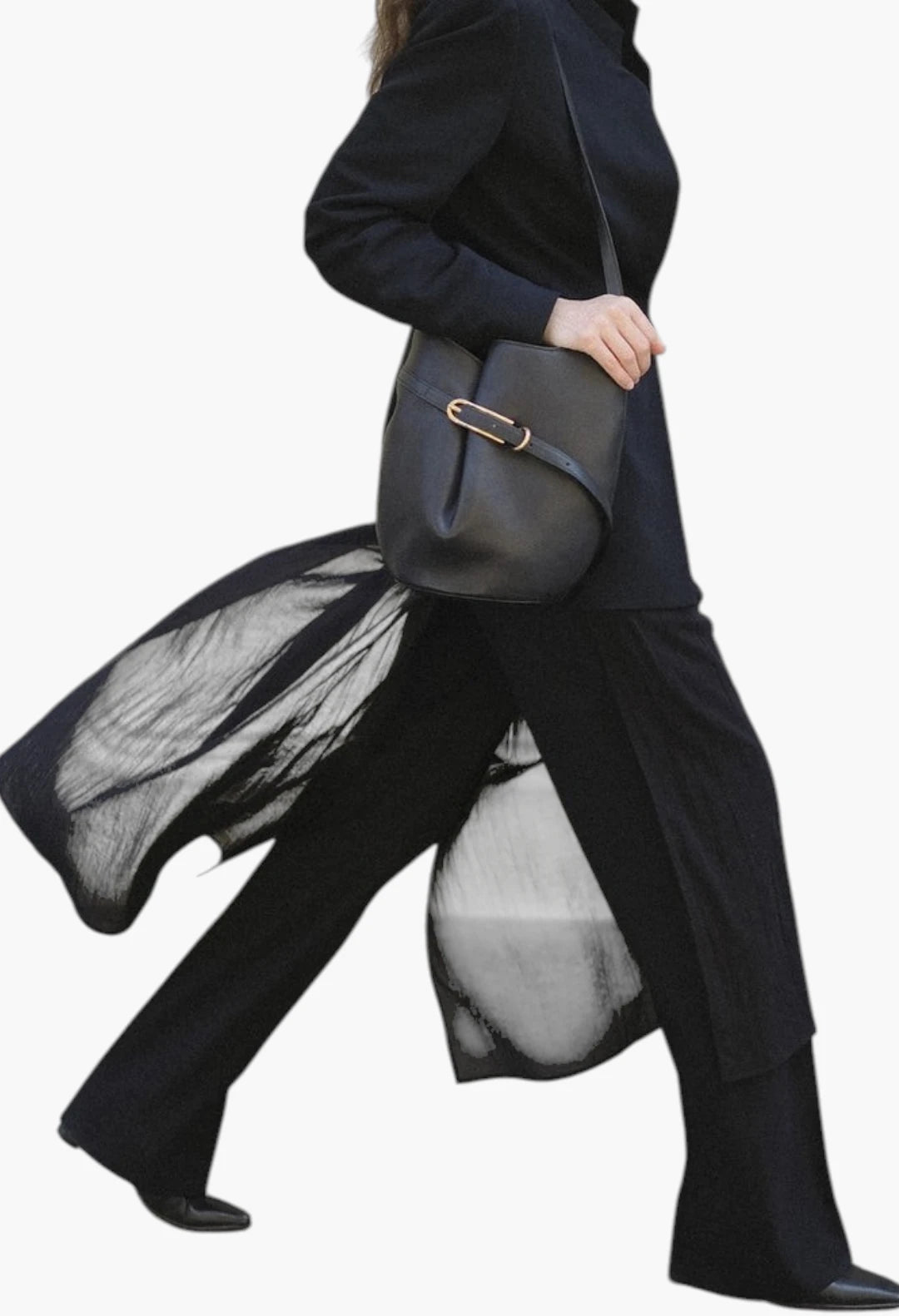 Belted Bucket Bag