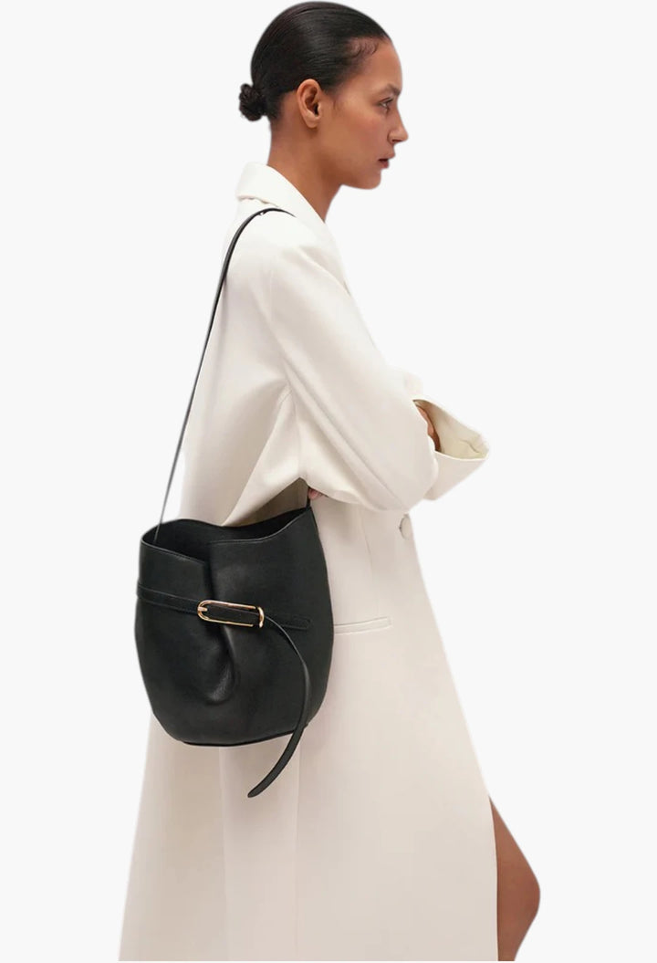 Belted Bucket Bag