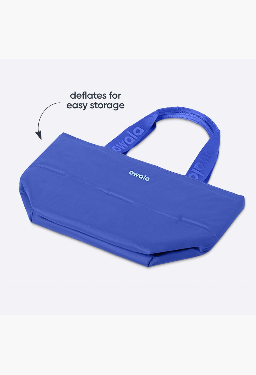 Inflatable insulation. Packs flat