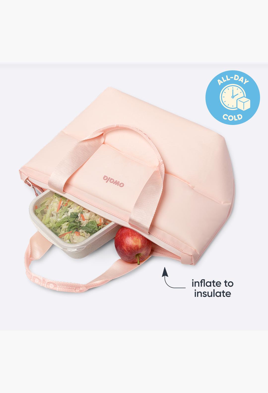 Inflatable insulation. Packs flat