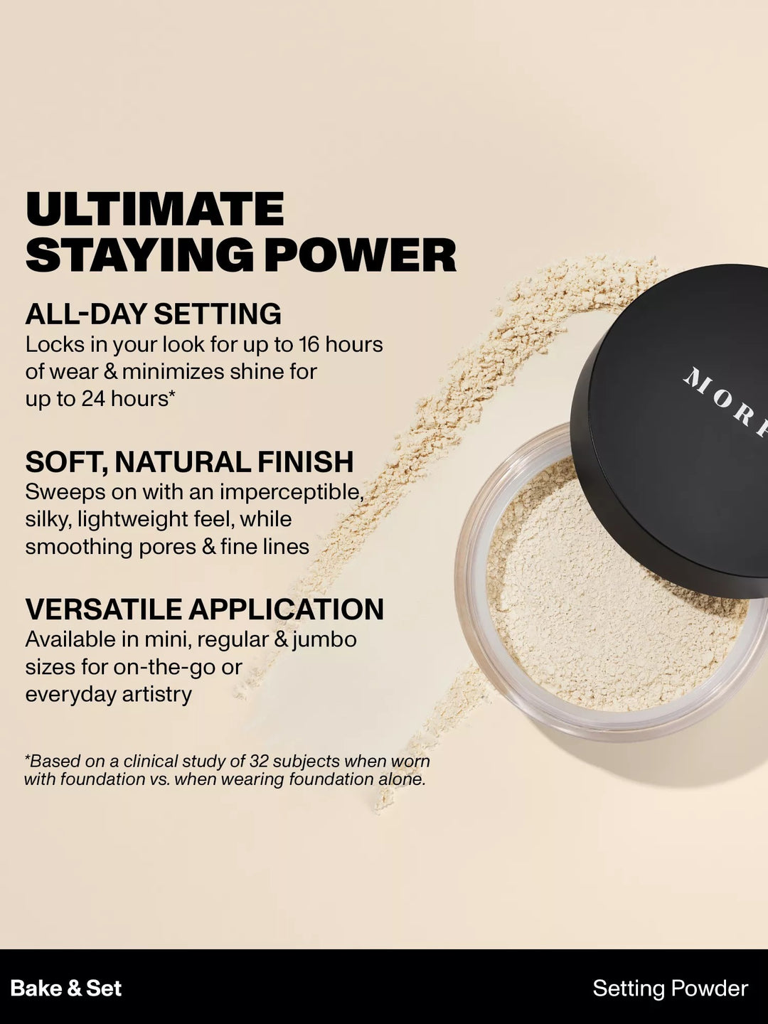 Bake & Set Setting Powder 9g - GLAM MODA