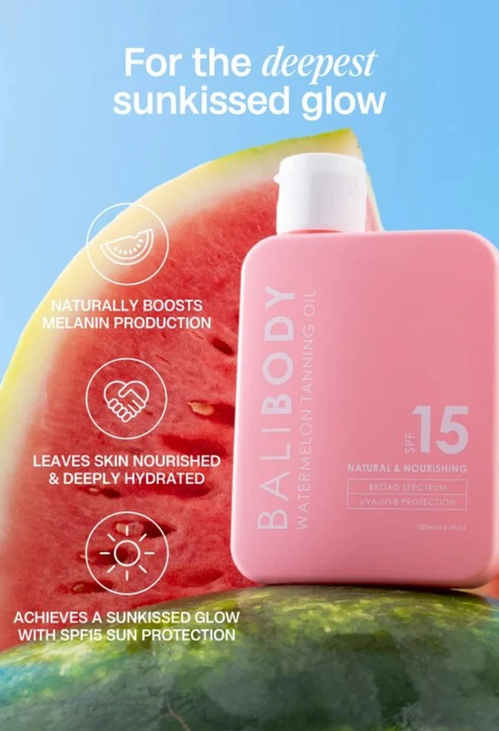 Watermelon Tanning Oil SPF15